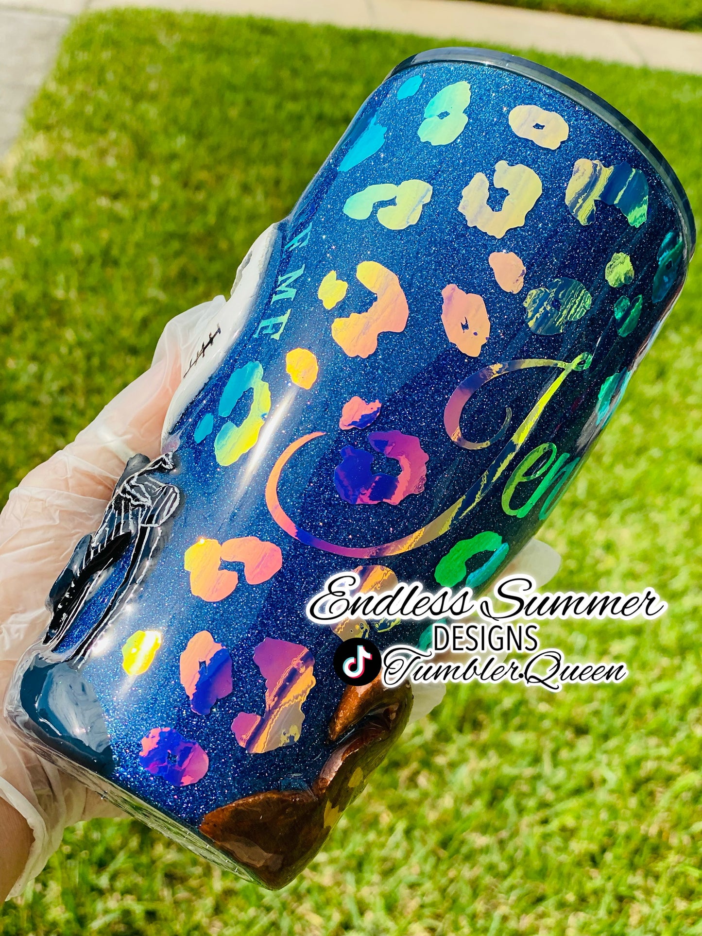 Normal People Scare Me - 30oz 3-D Hand sculpted NBC Tumbler