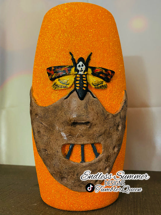 Scary Mask - 25oz 3-D Hand sculpted Tumbler