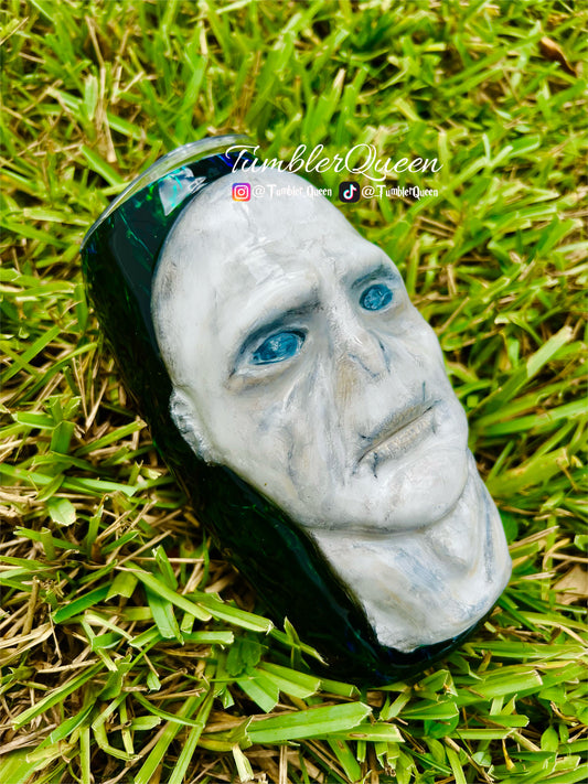 RTS Voldemorty- 25oz 3-D Hand sculpted Tumbler