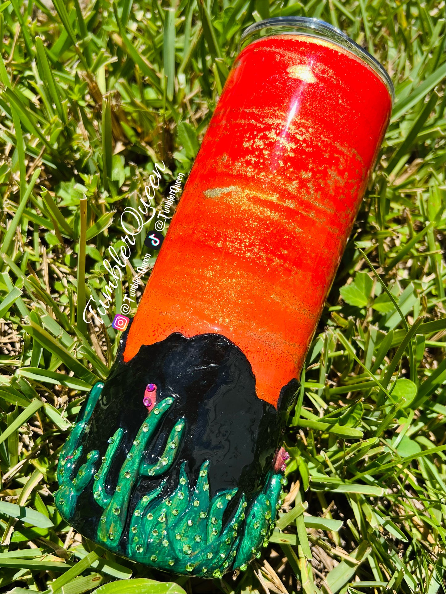 RTS Desert Sunset - 20oz 3-D Hand sculpted Tumbler