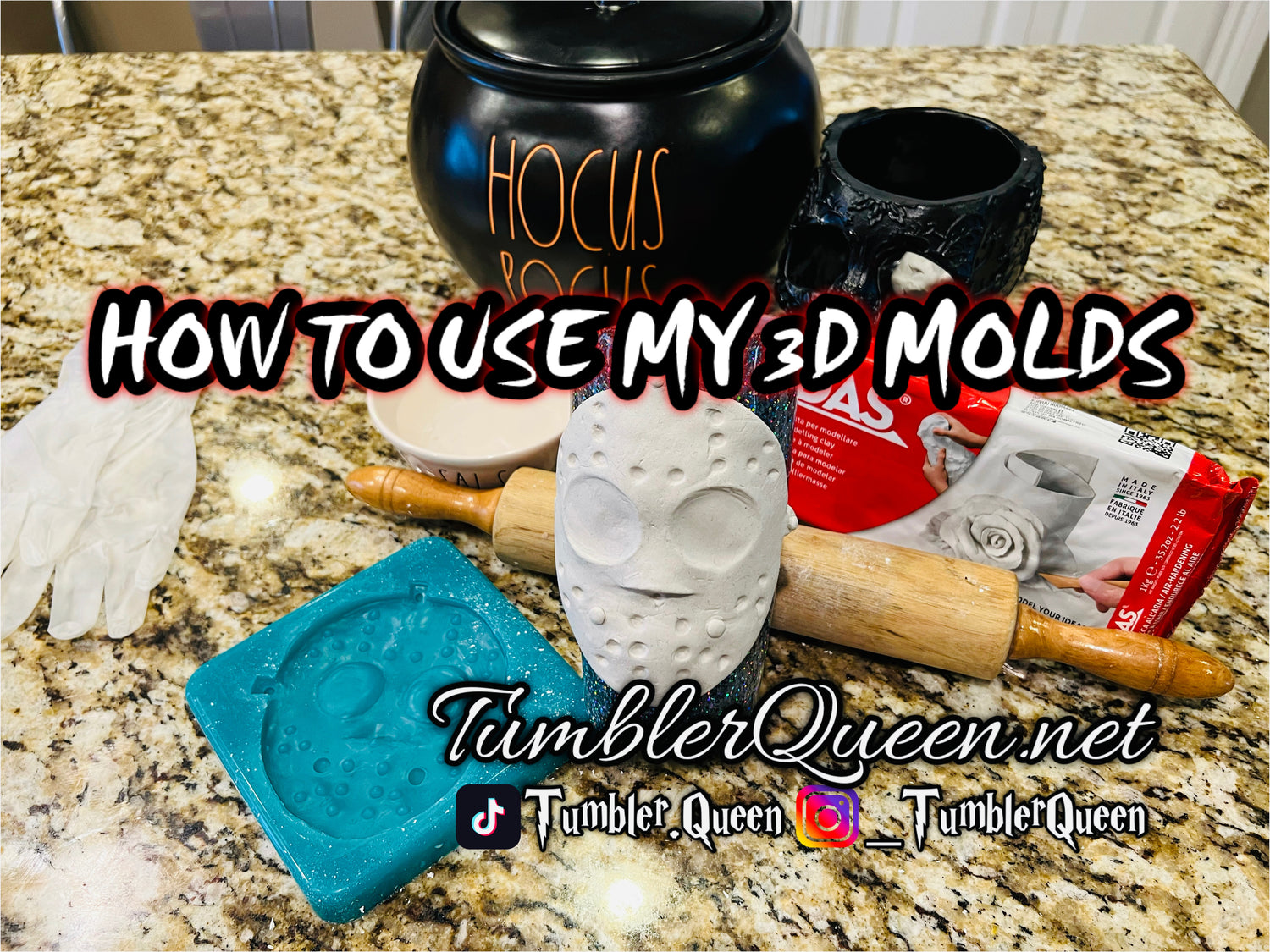 HOW TO USE MY 3D MOLDS
