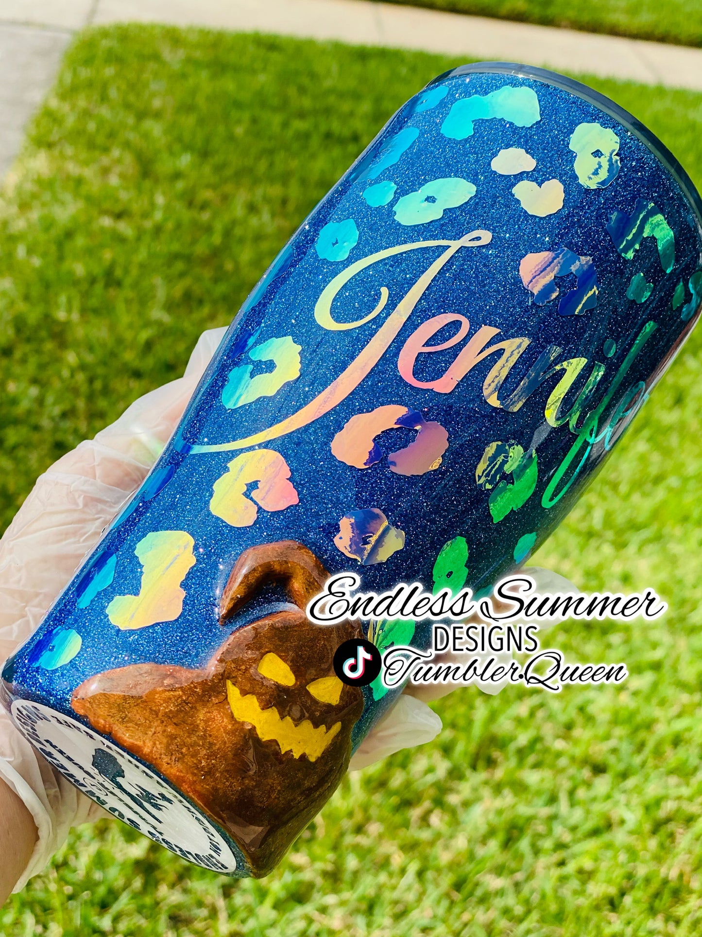 Normal People Scare Me - 30oz 3-D Hand sculpted NBC Tumbler