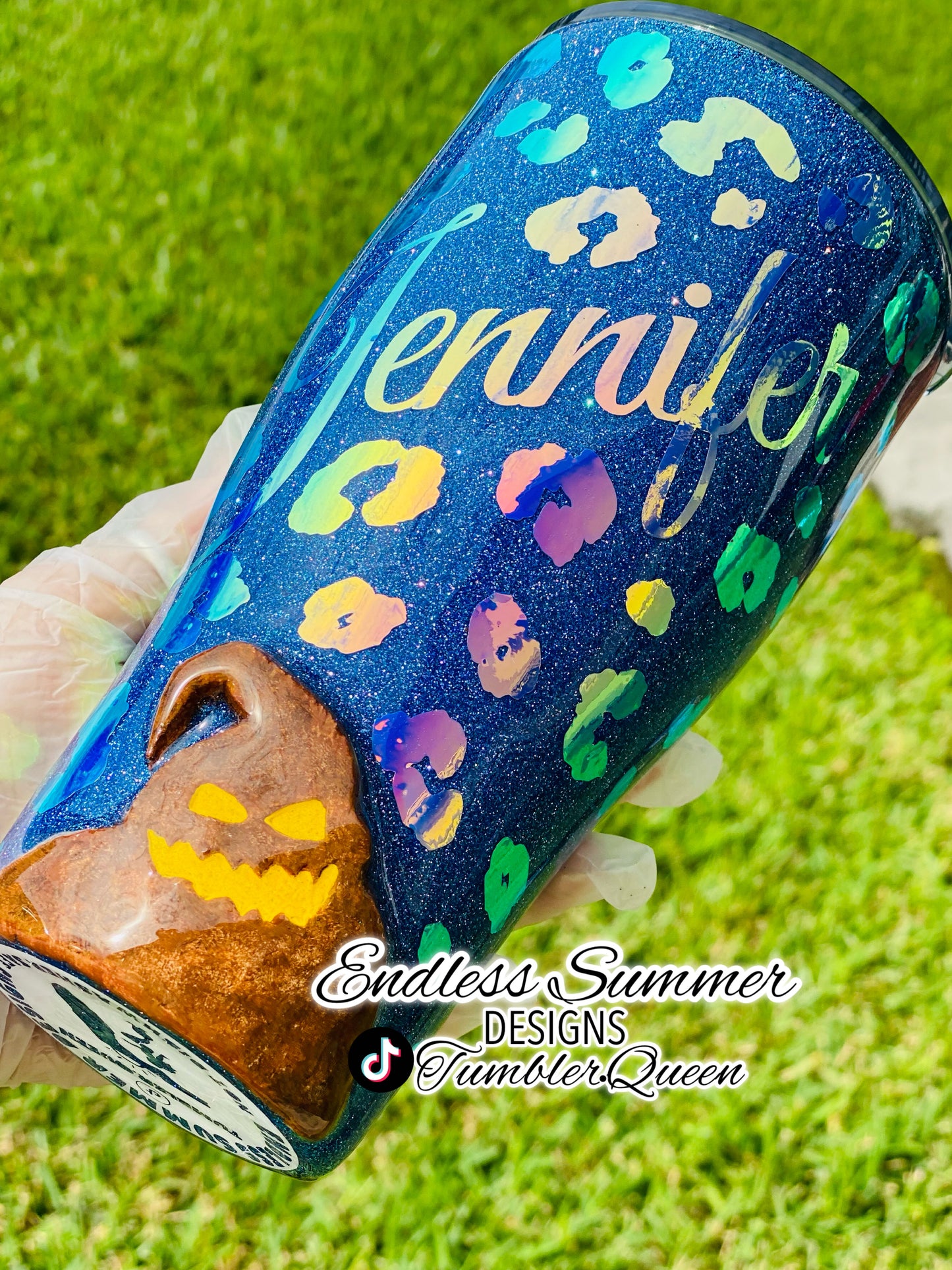 Normal People Scare Me - 30oz 3-D Hand sculpted NBC Tumbler