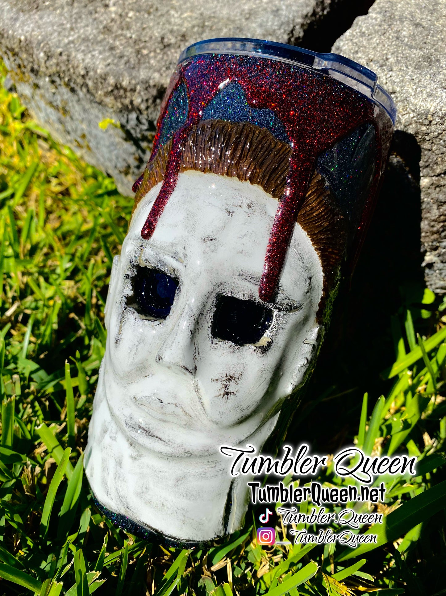 RTS Michael  - 20oz 3-D Hand sculpted Tumbler