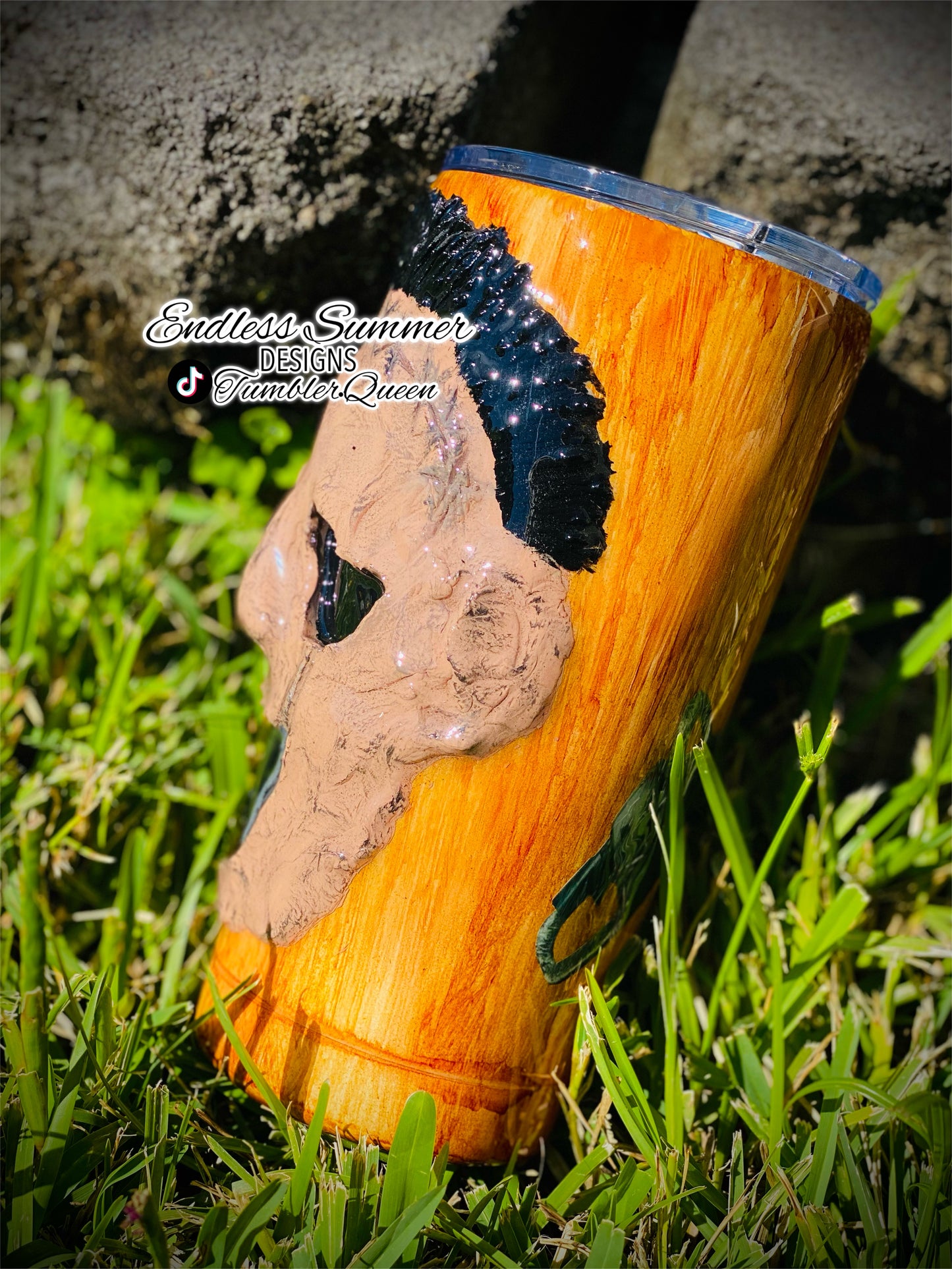 KILLER MASK - 20oz 3-D Hand sculpted Tumbler