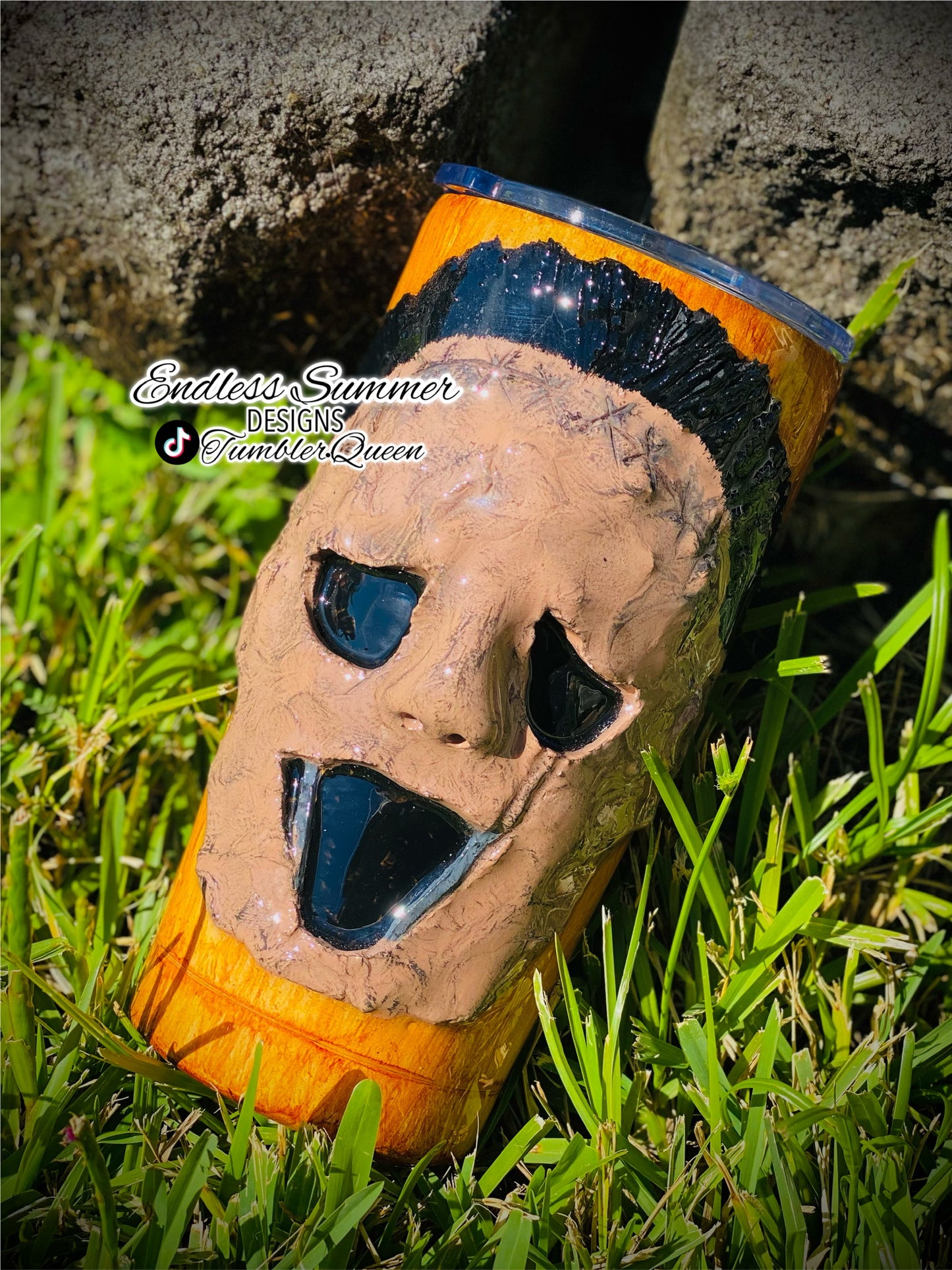 KILLER MASK - 20oz 3-D Hand sculpted Tumbler