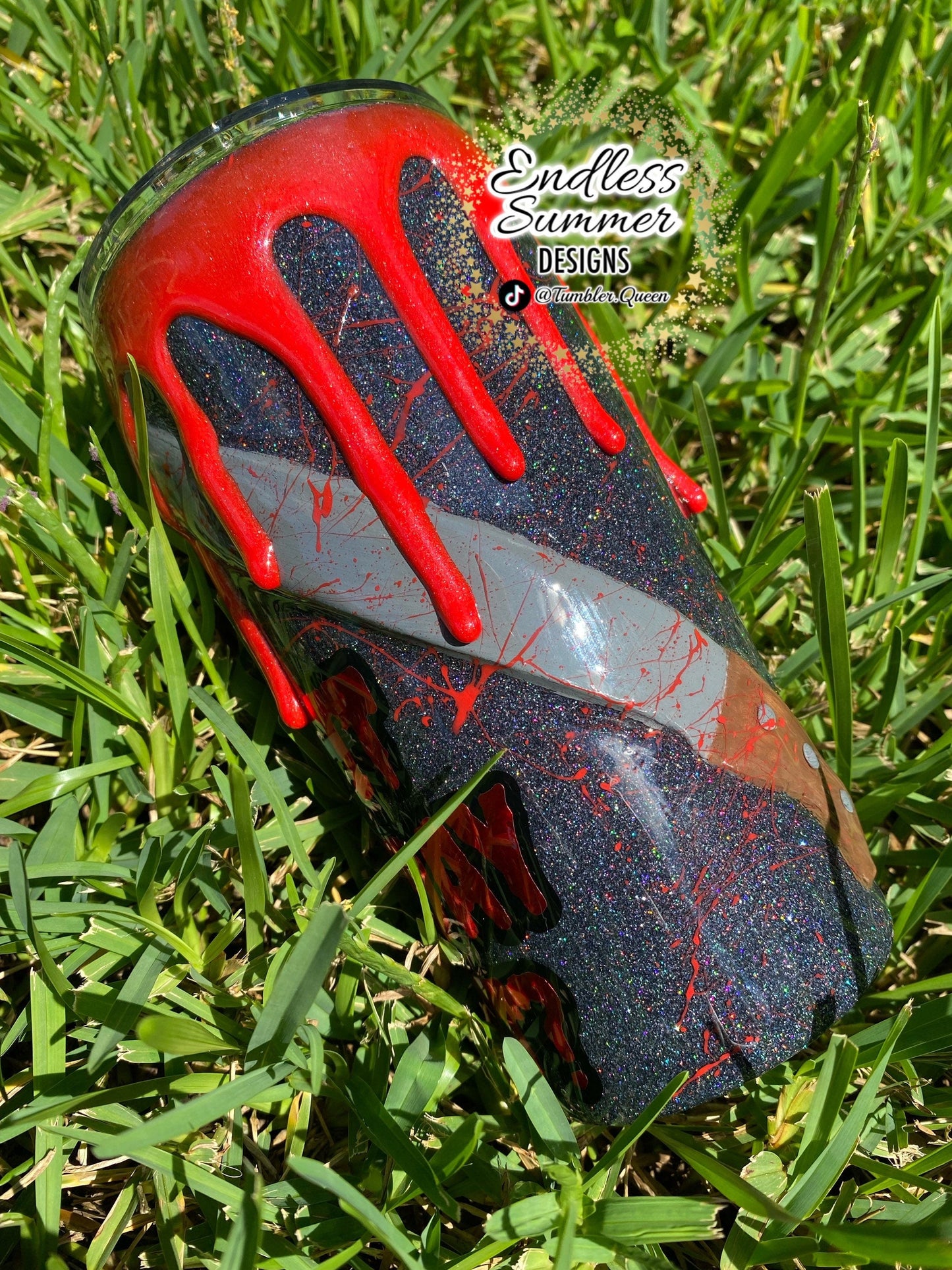 Ski killer Mask - 20oz 3-D Hand sculpted Tumbler