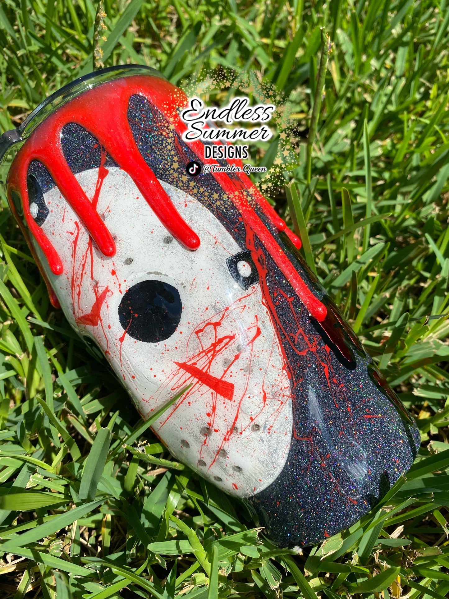 Ski killer Mask - 20oz 3-D Hand sculpted Tumbler