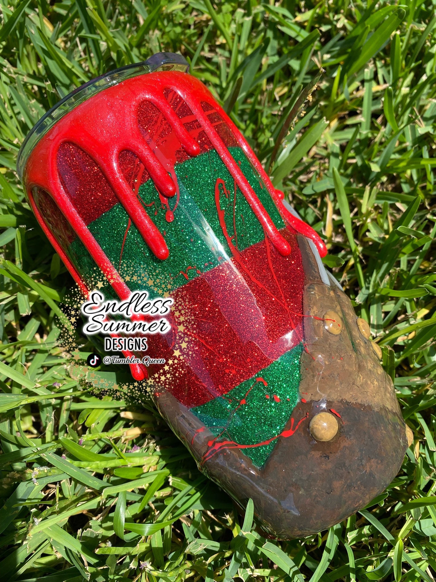 Creepy Hand - 20oz 3-D Hand sculpted Tumbler