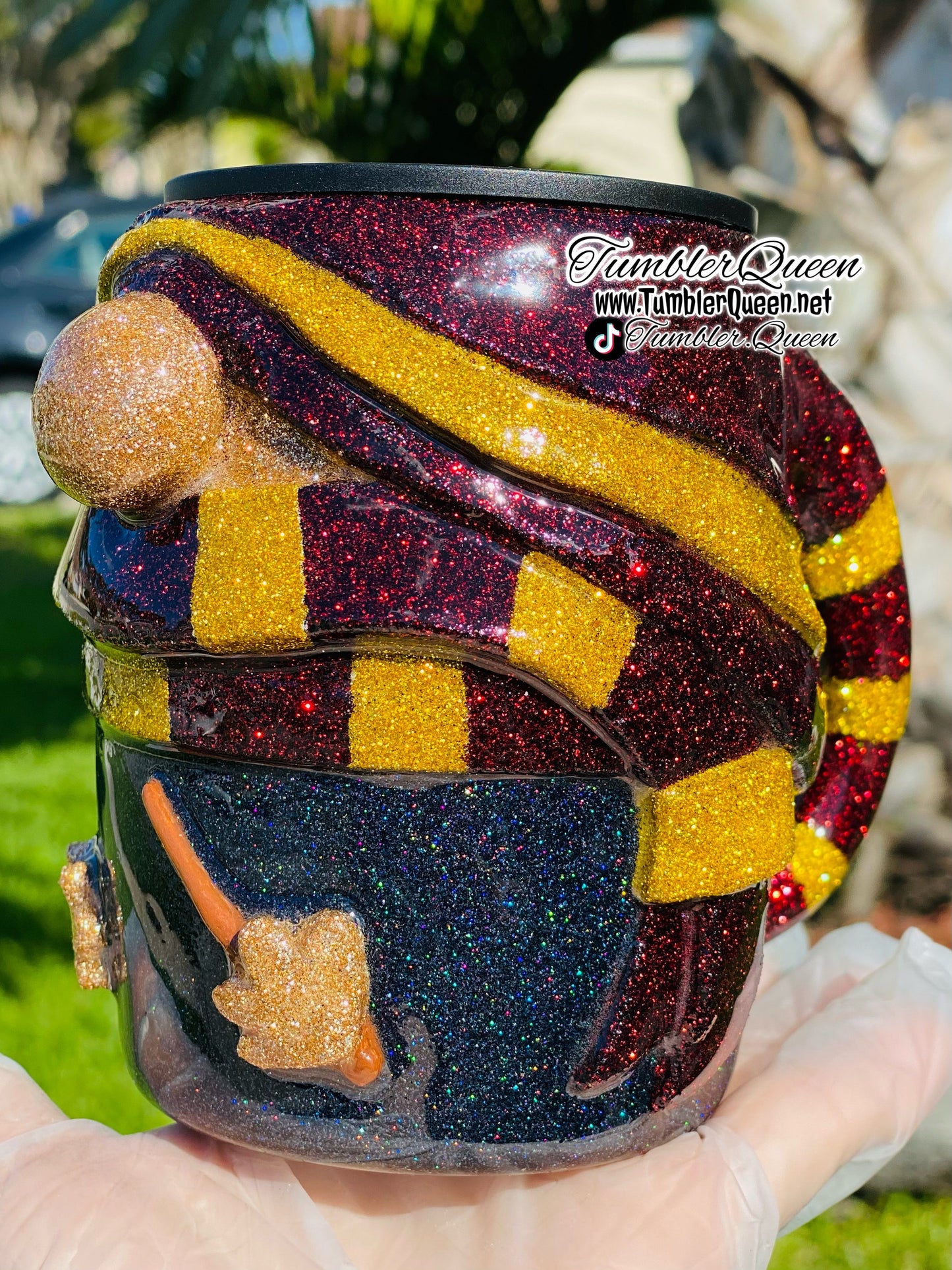 Red Gnome” - 14oz 3-D Hand Sculpted Mug