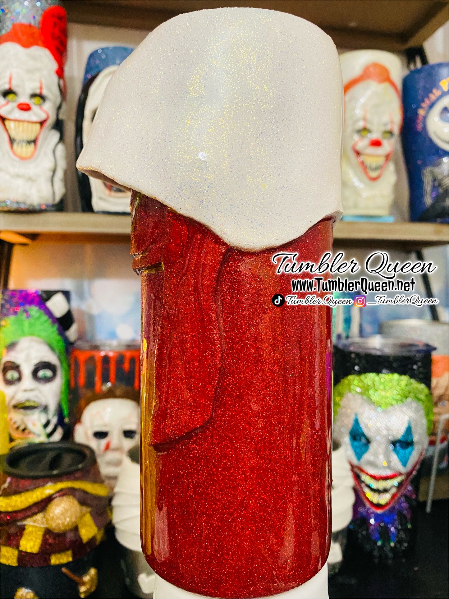 “Praise” - 25oz 3-D Hand Sculpted Tumbler