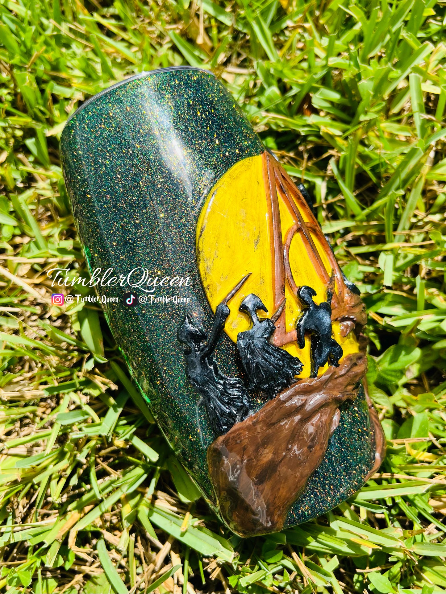 RTS Deathly Hal’s - 25oz 3-D Hand sculpted Tumbler