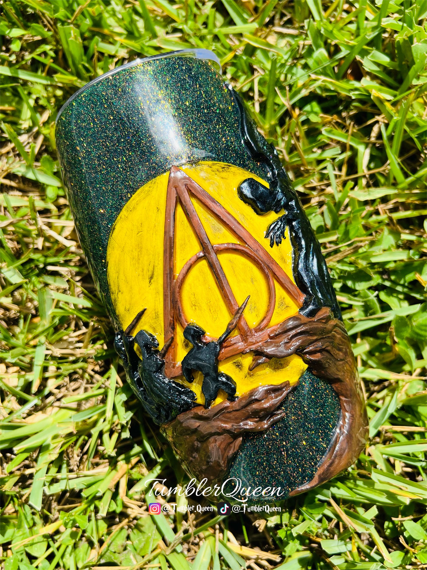 RTS Deathly Hal’s - 25oz 3-D Hand sculpted Tumbler