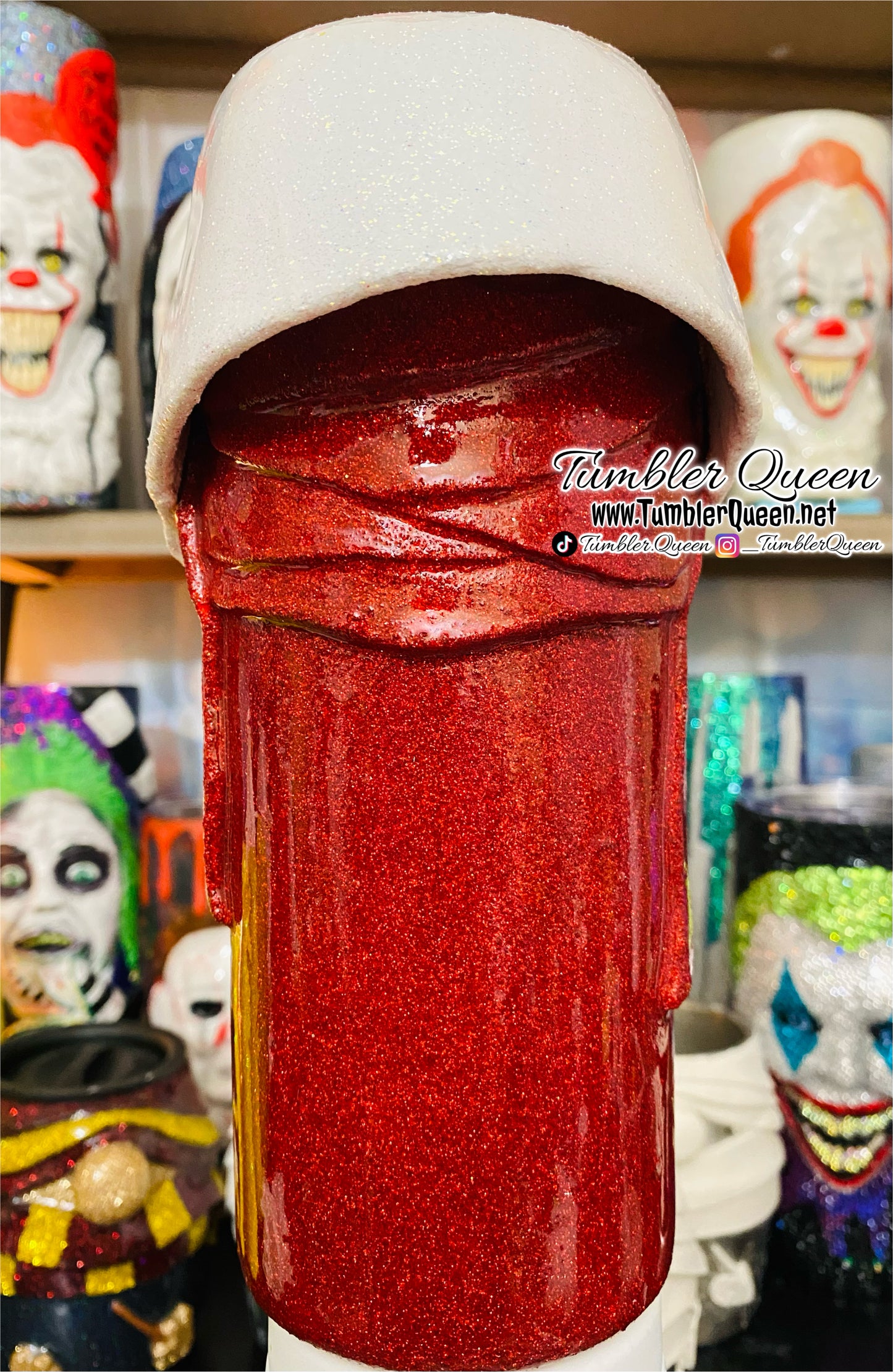 “Praise” - 25oz 3-D Hand Sculpted Tumbler