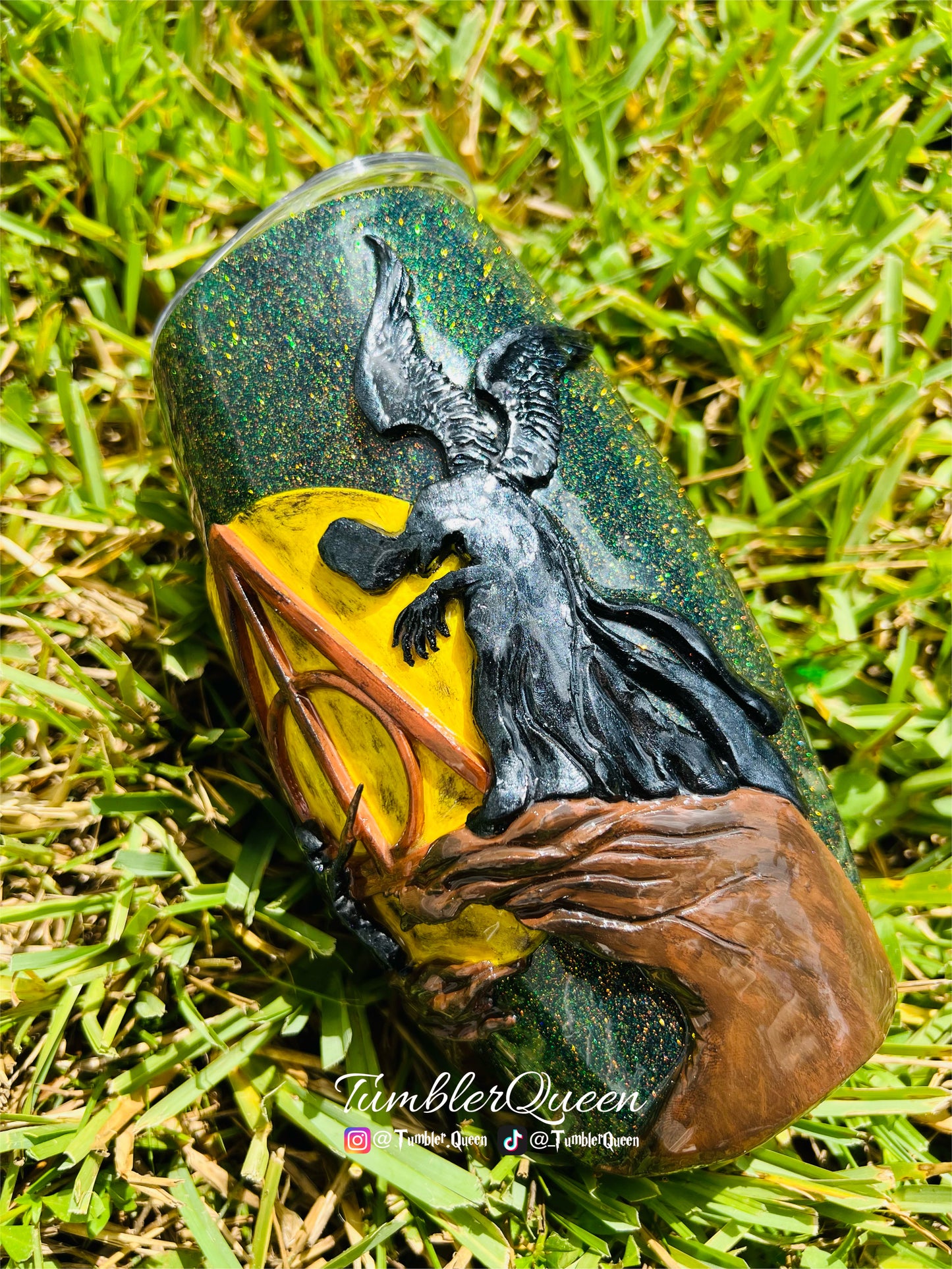 RTS Deathly Hal’s - 25oz 3-D Hand sculpted Tumbler