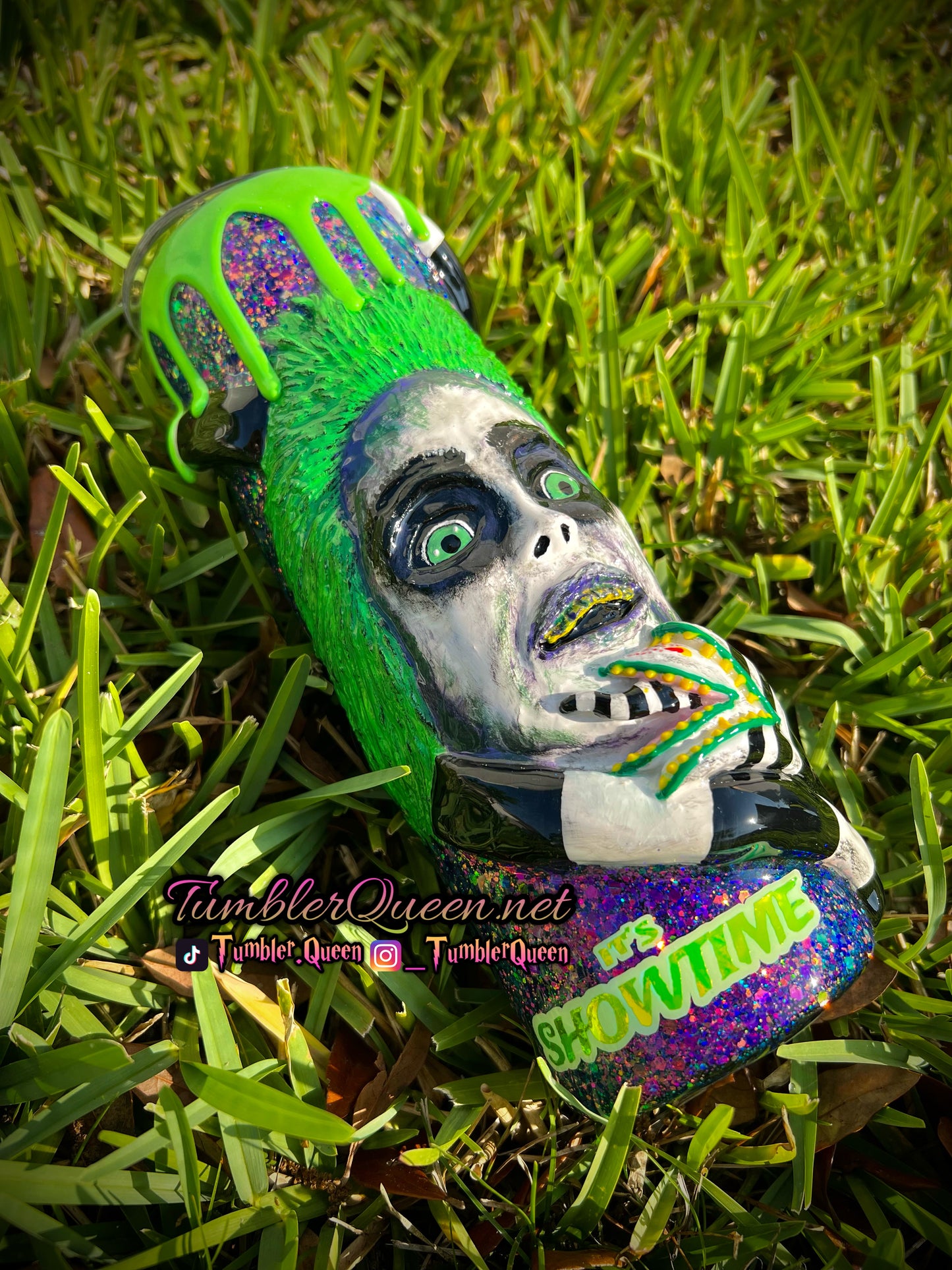 RTS BeetleJuice- 30oz 3-D Hand sculpted Tumbler