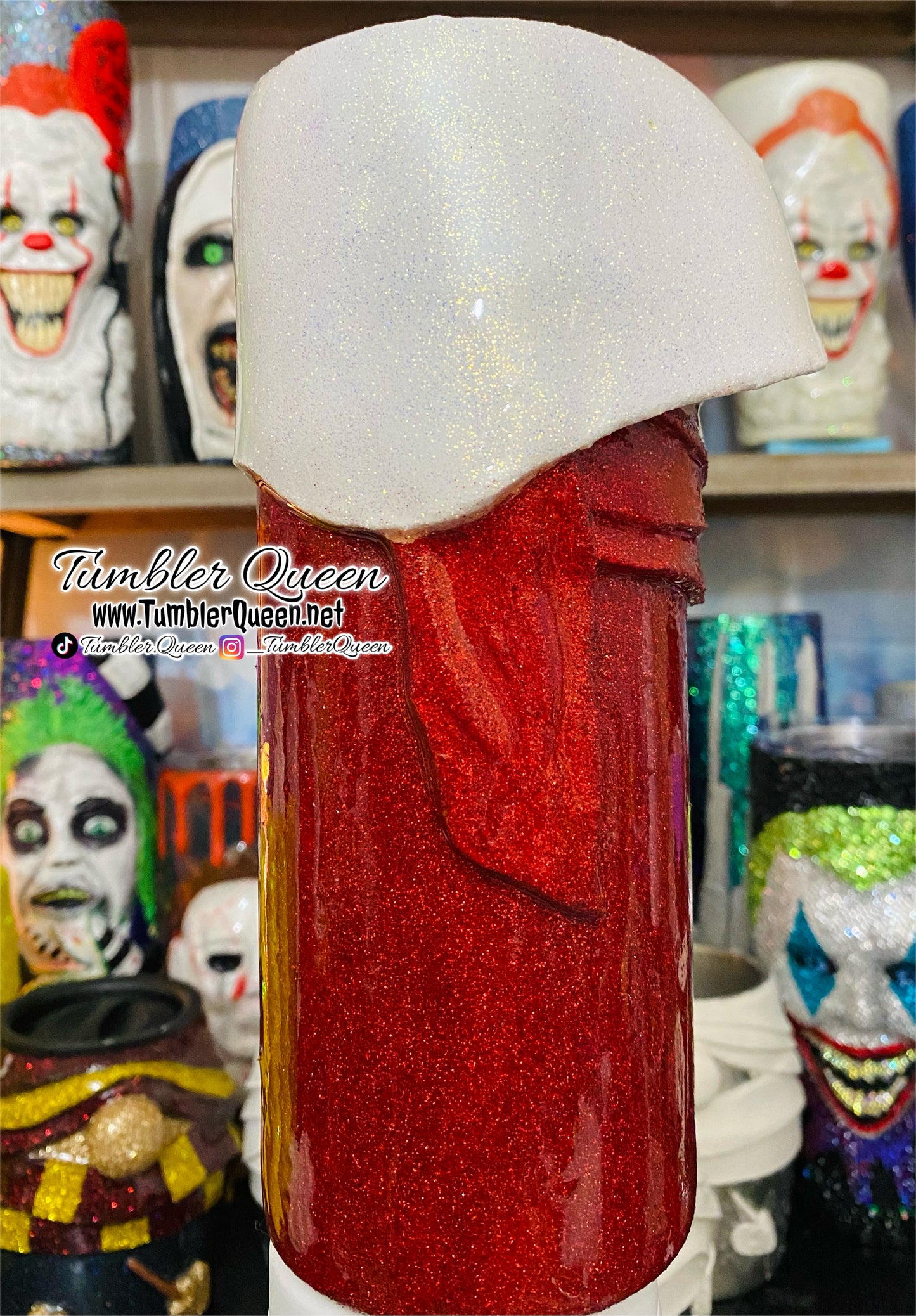 “Praise” - 25oz 3-D Hand Sculpted Tumbler