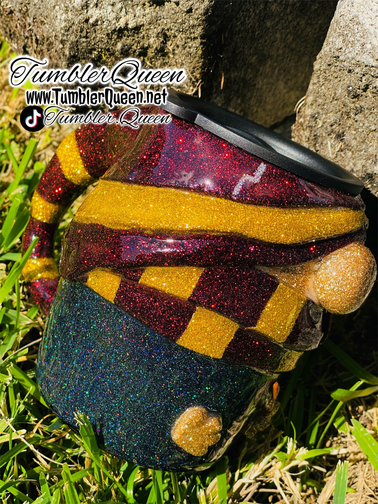 Red Gnome” - 14oz 3-D Hand Sculpted Mug