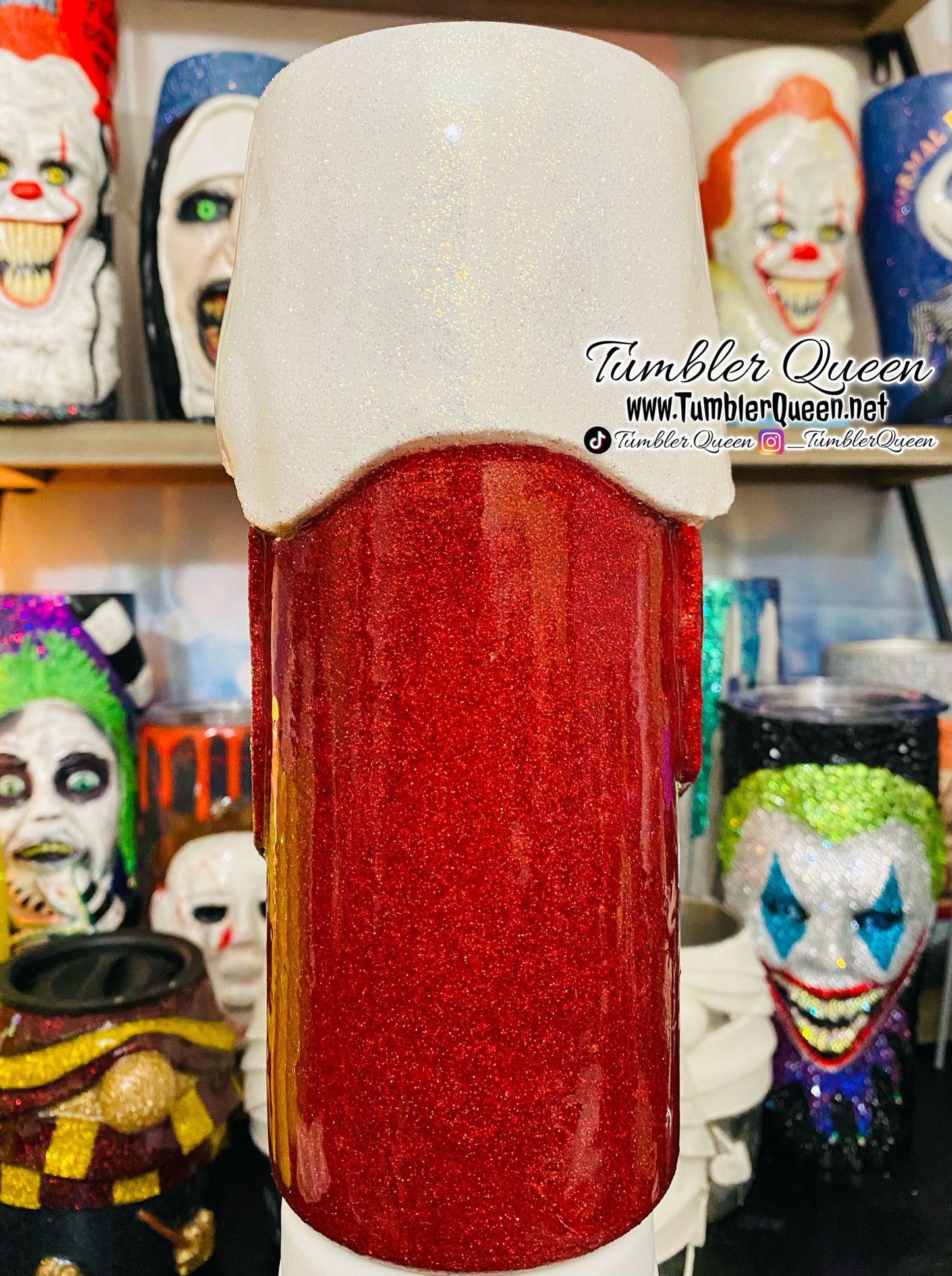 “Praise” - 25oz 3-D Hand Sculpted Tumbler