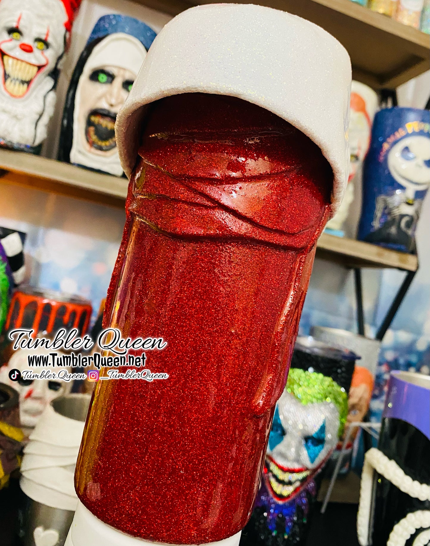 “Praise” - 25oz 3-D Hand Sculpted Tumbler